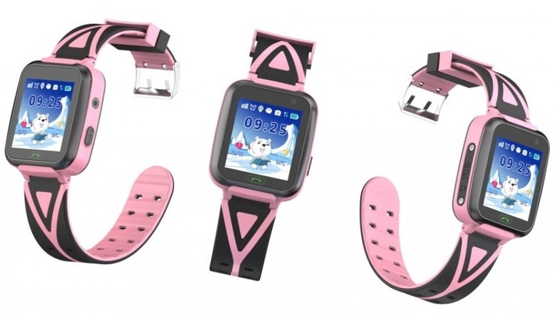 Детские часы-телефон с GPS трекером GOGPS K07 (Pink) фото