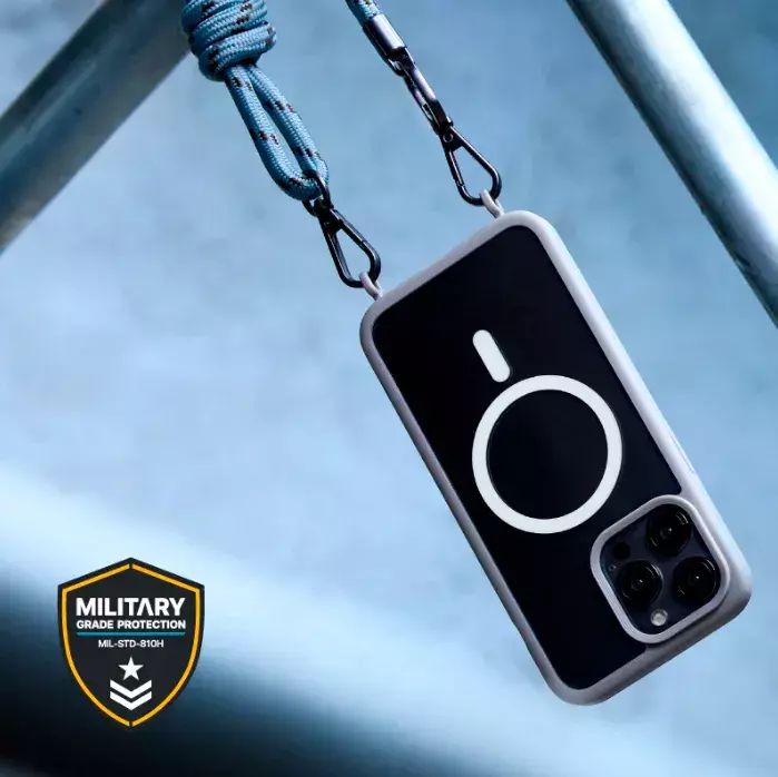 Чохол для iPhone 15 Pro SwitchEasy ROAM + Strap Black (MPH56P164BK23) - фото - №8