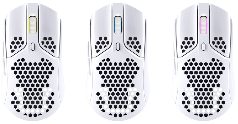 Ігрова комп'ютерна миша HyperX Pulsefire Haste Wireless (White-Pink) 4P5D8AA - фото - №5