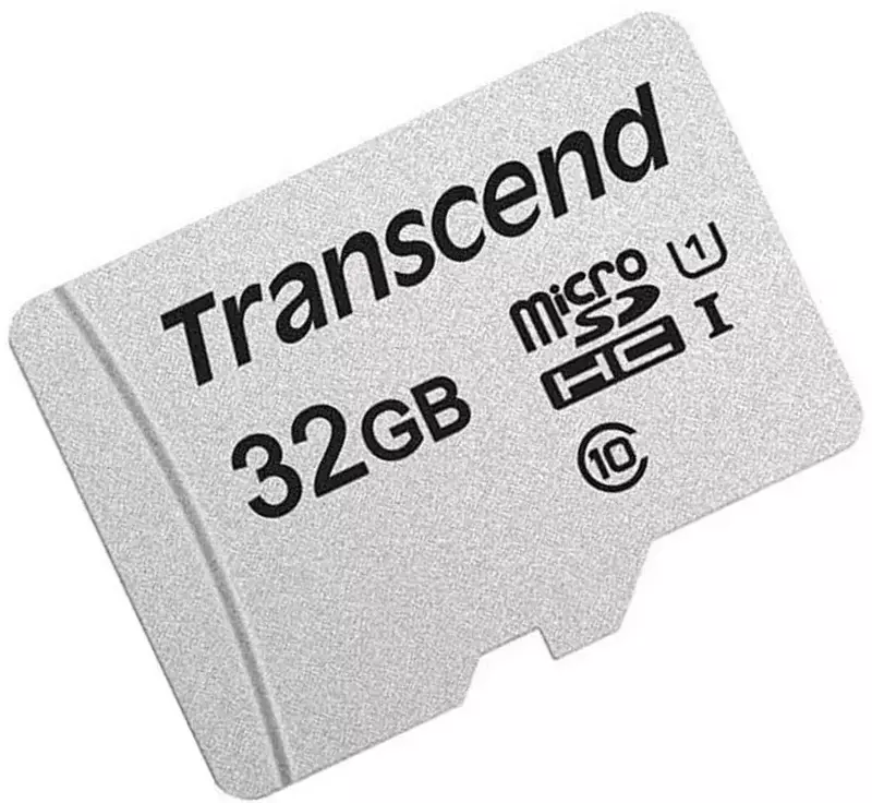 Карта пам'яті microSD Transcend 32GB C10 UHS-I R100/W20MB/s + SD фото