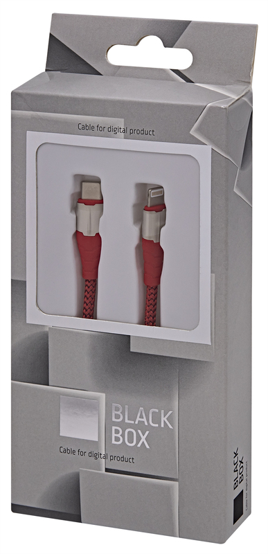 Кабель Lightning - USB-C BlackBox 1.2m (Red) UDC3026-CL фото