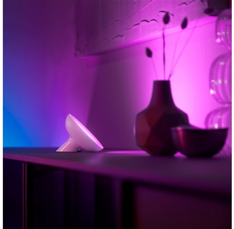 Настільна лампа Philips Hue Bloom, 2000K-6500K, Color, Bluetooth, з димером (White) 929002375901 фото