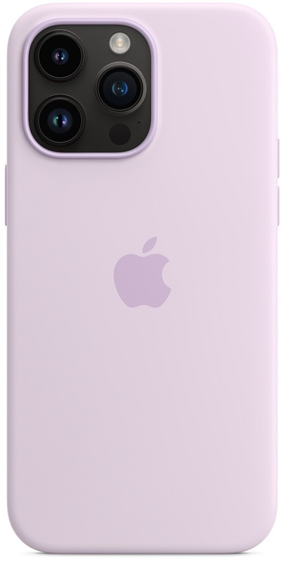 Чохол Apple Silicone Case with MagSafe (Lilac) MPTW3ZE/A для iPhone 14 Pro Max - фото - №3