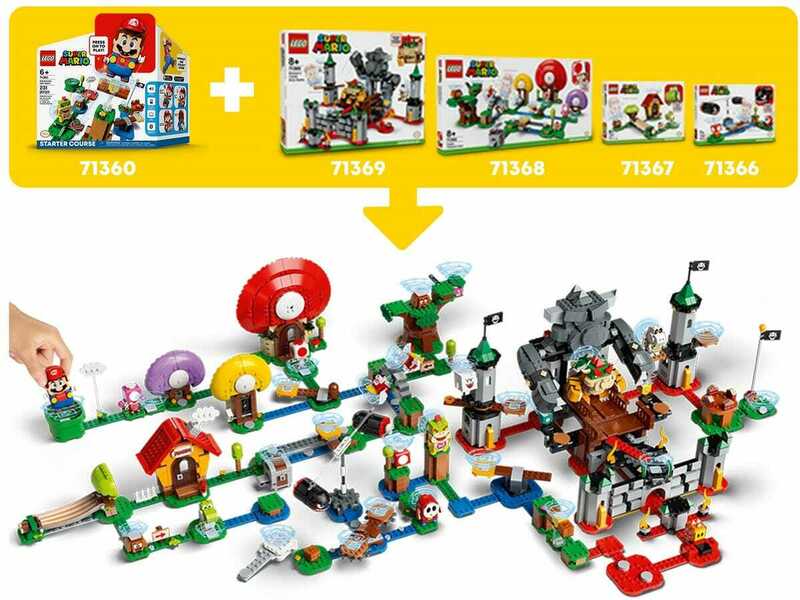 Конструктор LEGO Super Mario Потужна атака Рослини-піраньї. Додатковий набір 71365 фото
