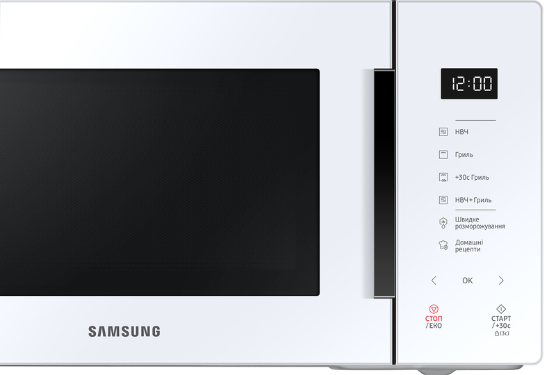 Мікрохвильова піч Samsung MG23T5018AW/UA фото