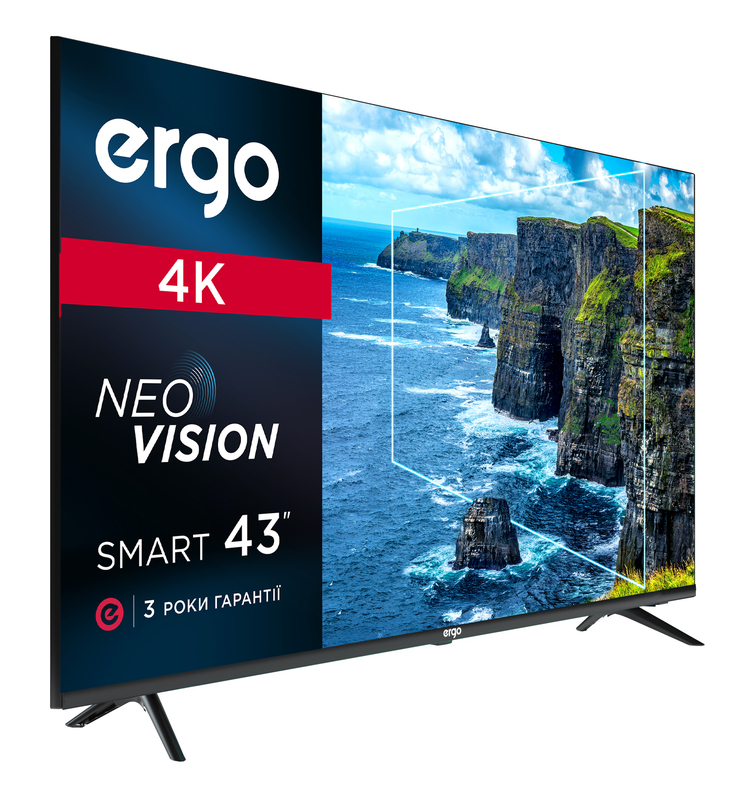 Телевизор Ergo 43" 4K Smart TV (43DUS6000) фото