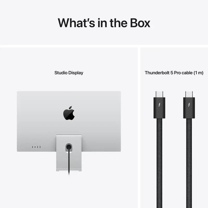 Apple Studio Display - Nano-Texture Glass - Tilt-adjustable stand (MFF14) - фото - №8