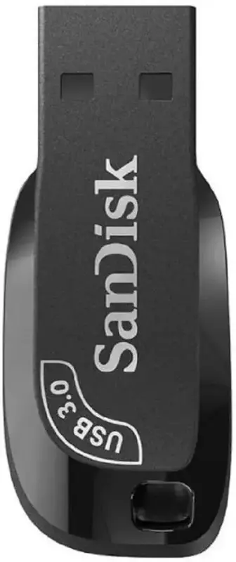 USB-Flash SanDisk 64GB USB 3.0 Type-A Ultra Shift Чорний - фото - №2