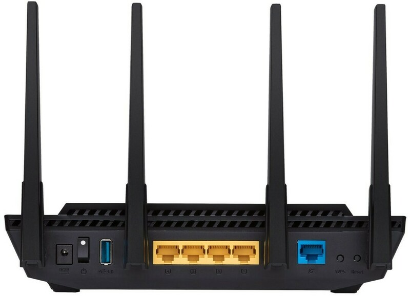 Интернет роутер Asus RT-AX58U Wi-Fi 6 (2.4Gz/5Gz) 574+2402Mbps фото