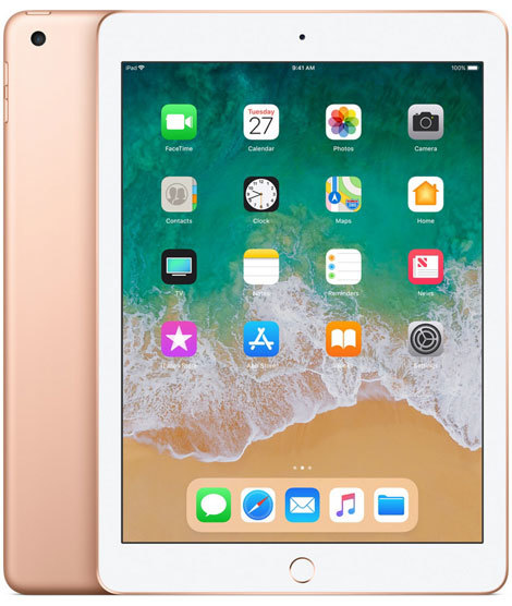 Apple iPad 9.7" Wi-Fi+4G 128Gb Gold (MRM22) 2018 фото