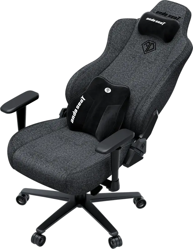 Крісло ігрове Anda Seat Novis Plus Fabric Dark Grey Size XL - фото - №6