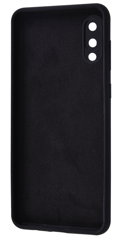 Чехол для Samsung Galaxy A02 WAVE Full Silicone Cover (black) фото