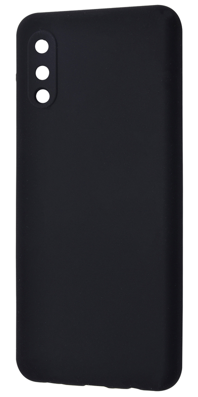 Чохол для Samsung Galaxy A02 WAVE Full Silicone Cover (black) фото