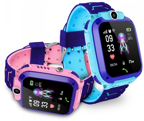 Детские часы-телефон с GPS трекером GOGPS K16S (Blue) фото