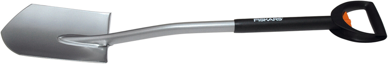 Лопата Fiskars садовая штыковая SmartFit 105,4-125 см, 1620 г с телескопической ручкой (1001567) фото