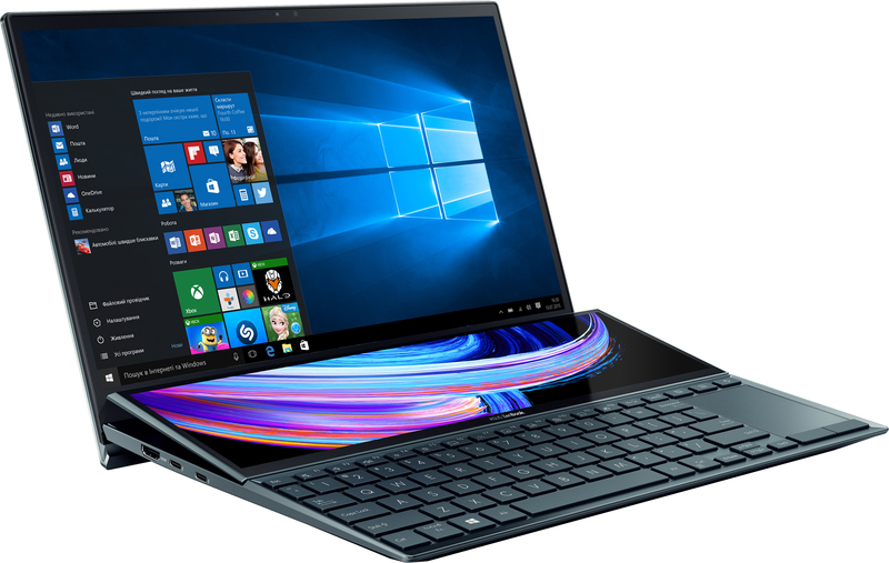 Ноутбук Asus ZenBook Duo 14 UX482EG-HY286T Celestial Blue (90NB0S51-M06440) фото