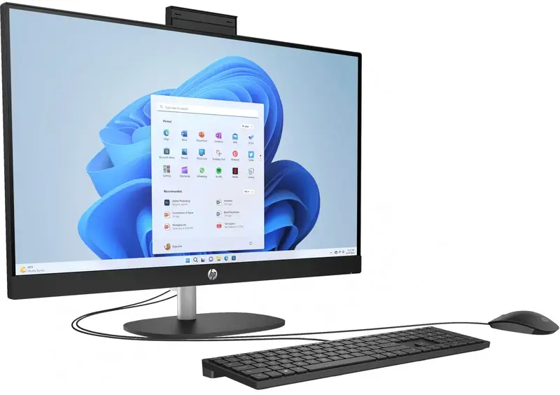 Моноблок HP All-in-One 27-cr0069ua Black (AR0N6EA) - фото - №1