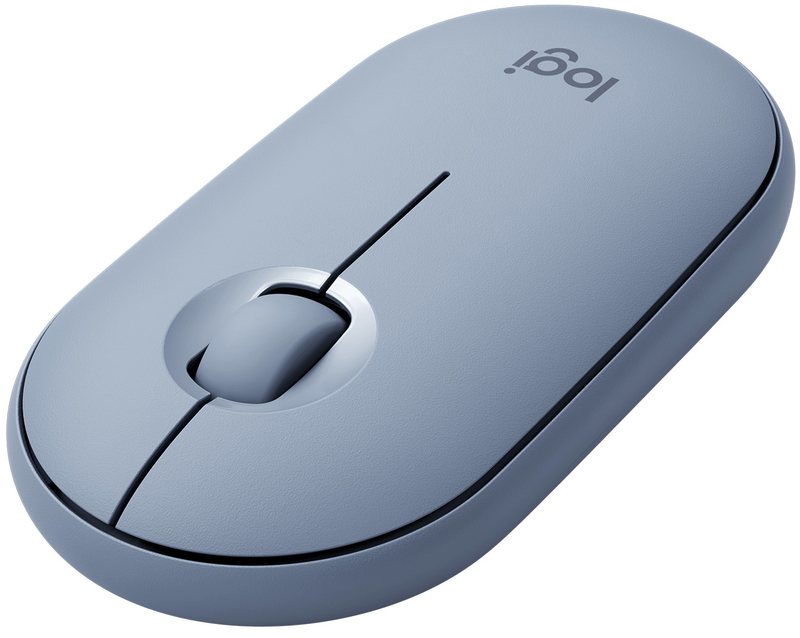 Миша Logitech Wireless M350 (Blue Grey) 910-005719 - фото - №2