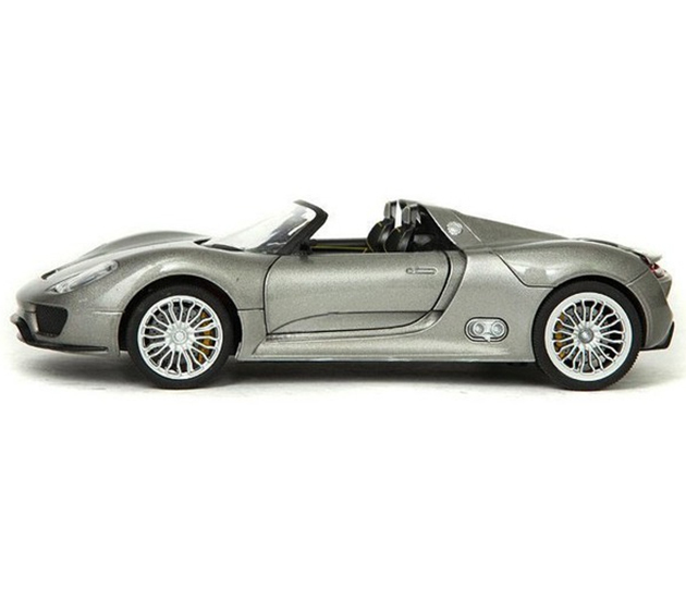 Іграшка машинка р / у 1:24 Meizhi Porsche 918 MZ-25045Ag (металевий сірий) - фото - №2