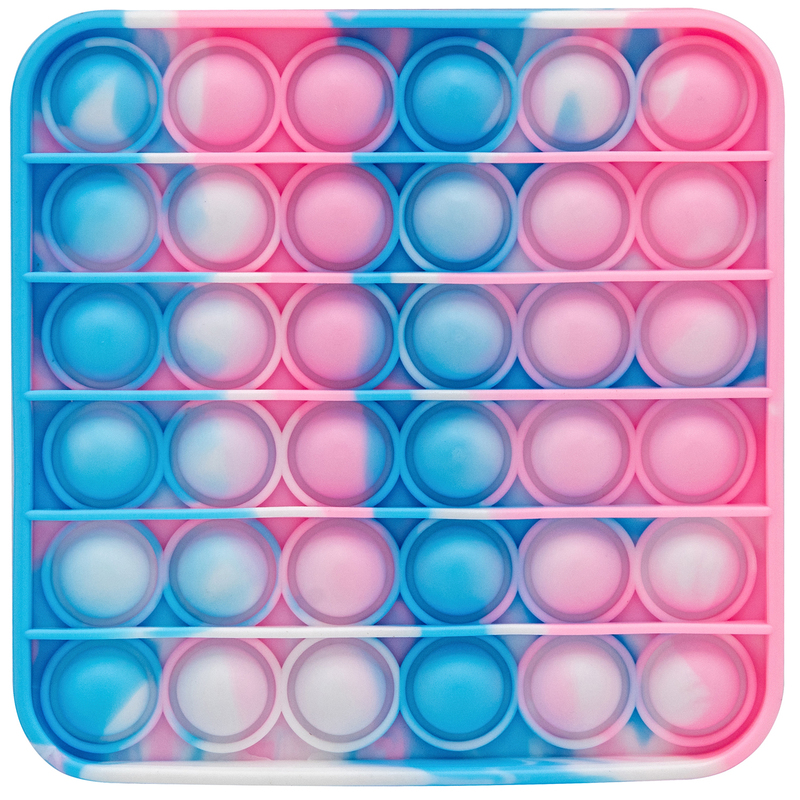 Антистрес Pop It - Marble Square (Pink, Blue) фото