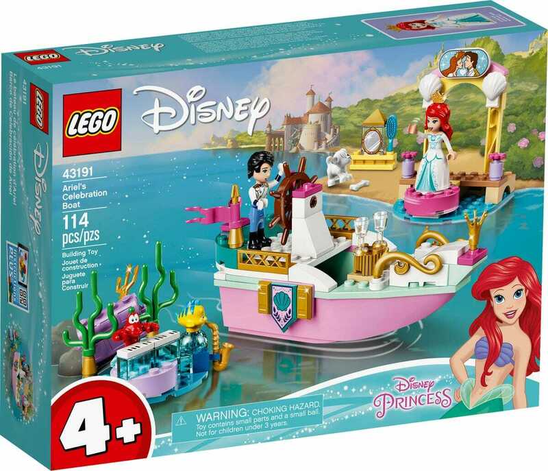Конструктор LEGO Disney Princess Святковий човен Аріель 43191 фото