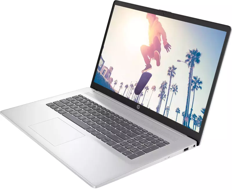 Ноутбук HP Laptop 17-cn3025ua Natural Silver (9H8Q9EA) фото