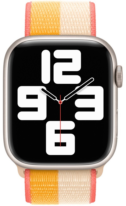Ремінець для годинника Apple Watch 45 (Maize/White) SL-ZML ML2Y3ZM/A фото