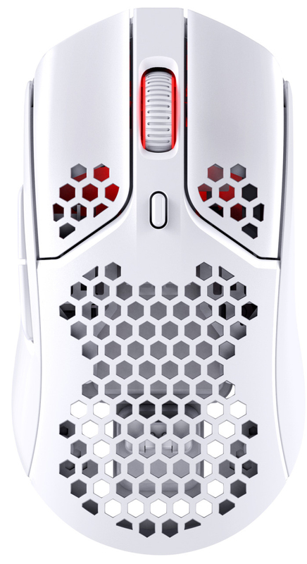 Ігрова комп'ютерна миша HyperX Pulsefire Haste Wireless (White-Pink) 4P5D8AA - фото - №0