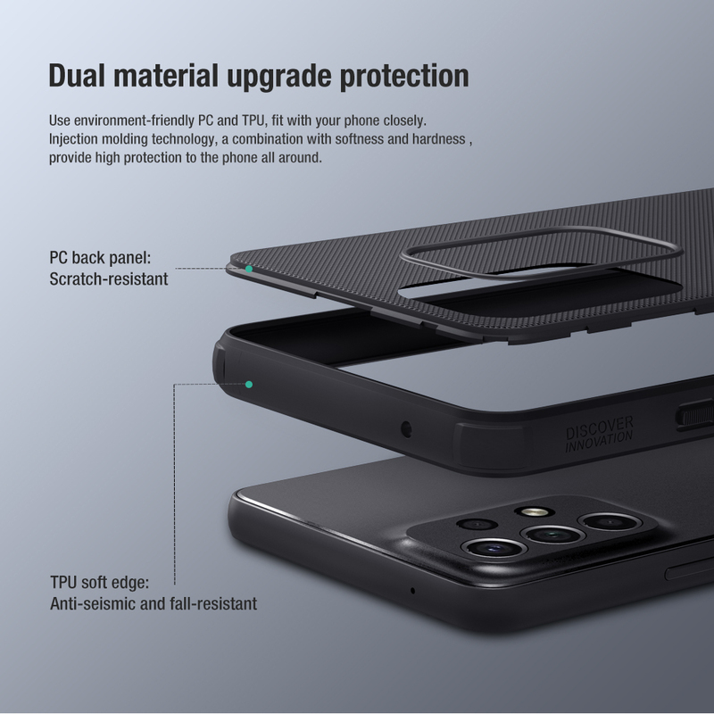 Чохол для Samsung Galaxy A53 Nillkin Super Frosted Shield Pro (Black) фото