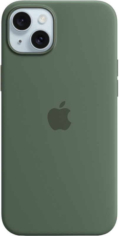Чохол для iPhone 15 Silicone Case with MagSafe Cypress (MT0X3ZM/A) - фото - №0