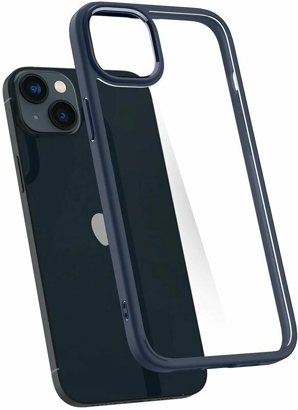 Чохол для iPhone 14 Plus Spigen Ultra Hybrid (Navy Blue) - фото - №2