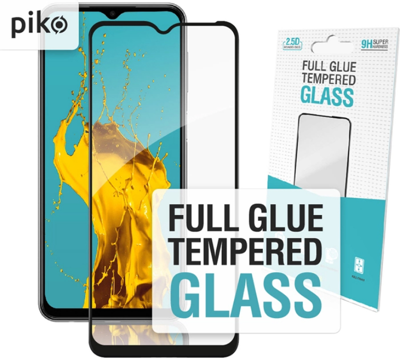 Защитное стекло для Samsung A14 Piko Full Glue Black (1283126559785) фото