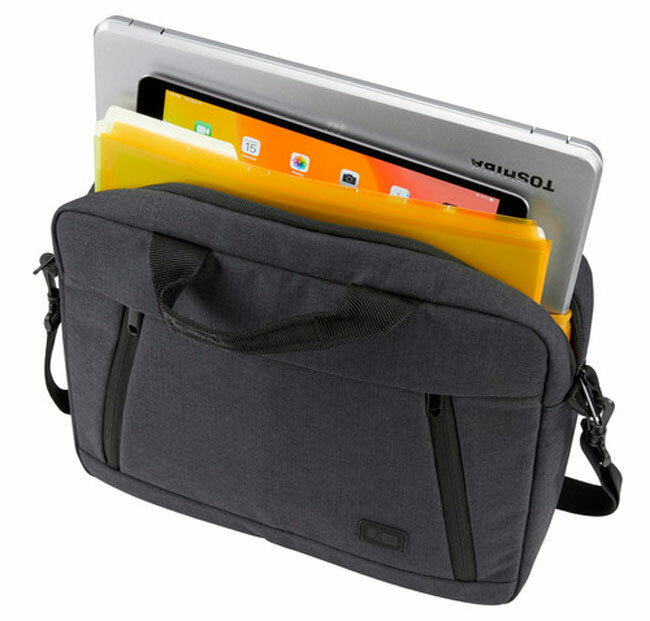 Сумка для ноутбука CASE LOGIC Huxton 15.6" Attache HUXA-215 (Black) - фото - №3