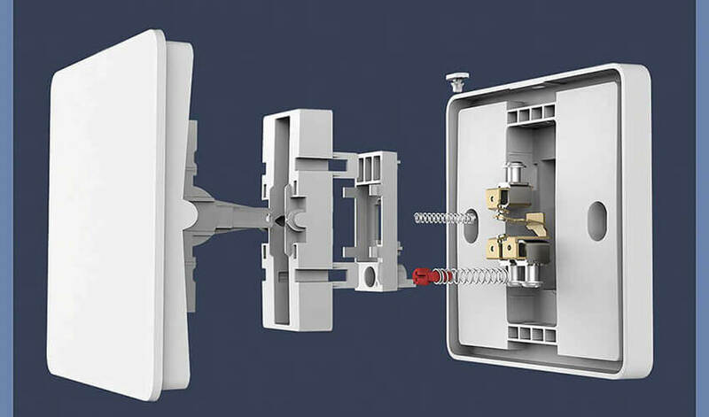 Розумний вимикач Yeelight Flex Switch 16A White (Three Buttons) (YLKG14YL) фото