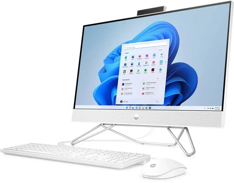 Моноблок HP All-in-One 24-cb1000ua Starry White (AE0P3EA) - фото - №1