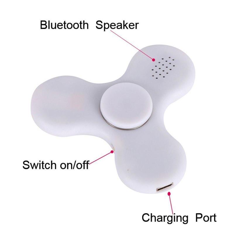 Спінер з Bluetooth колонкою (White) - фото - №4