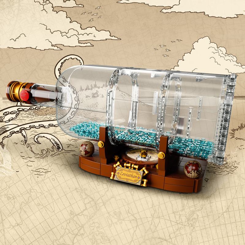 Конструктор LEGO Ideas Корабель у пляшці 92177 фото