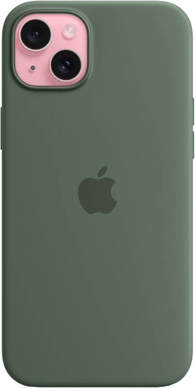 Чохол для iPhone 15 Silicone Case with MagSafe Cypress (MT0X3ZM/A) - фото - №1