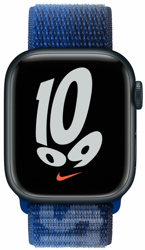 Ремінець для годинника Apple Watch 41 mm (Game Royal/Midnight Navy) Nike Sport Loop MPHY3ZM/A фото