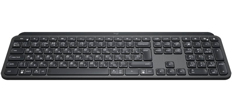 Клавіатура Logitech MX Keys Advanced Wireless Illuminated (Graphite) 920-009417 фото