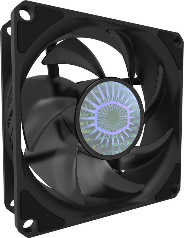 Корпусный вентилятор Cooler Master SickleFlow 80 Black, 80мм, 650-2500 об/мин, Single pack w/o HUB (MFX-B8NN-25NPK-R1) фото