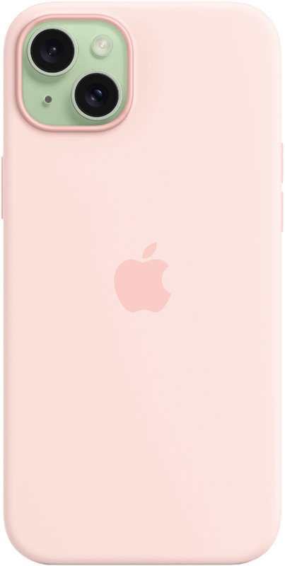Чохол для iPhone 15 Silicone Case with MagSafe Light Pink (MT0U3ZM/A) фото