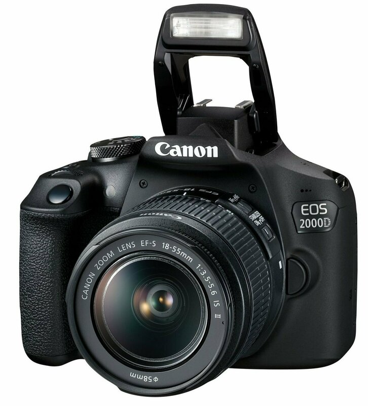 Фотоапарат Canon EOS 2000D 18-55 IS II + сумка SB130 + карта пам'яті SD16GB (2728C015) фото