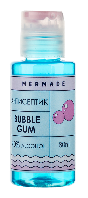 Антисептик для рук Mermade - Bubble Gum 80 ml MR0013B фото