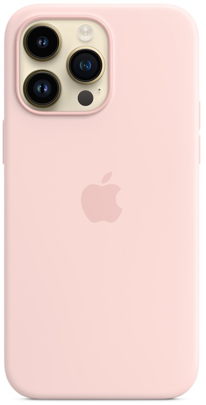 Чохол Apple Silicone Case with MagSafe (Chalk Pink) MPTT3ZE/A для iPhone 14 Pro Max фото