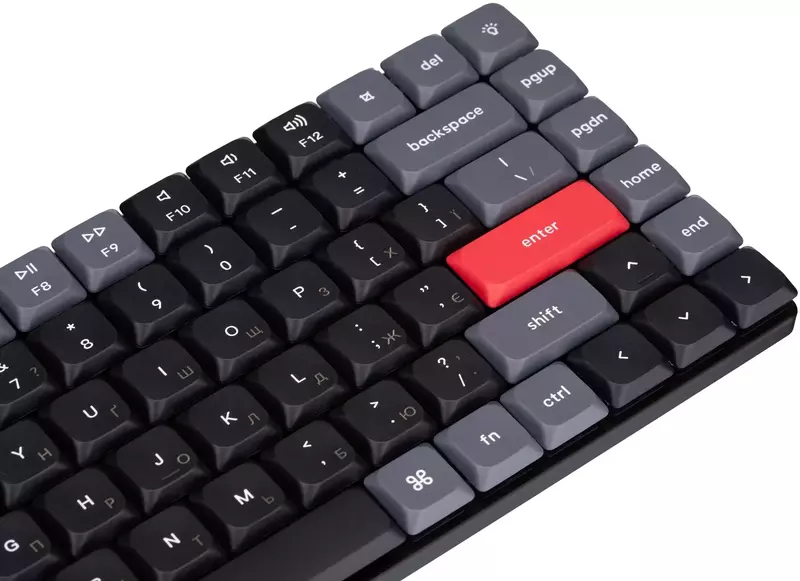 Бездротова клавіатура Keychron K3 PRO 84Key, Gateron Red Low Profile White LED фото