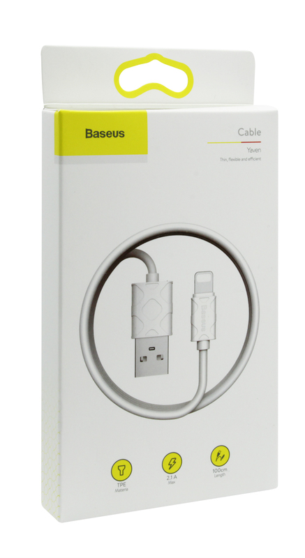 Kабель Baseus USB - Lightning 1M (White) CALUN-02 фото