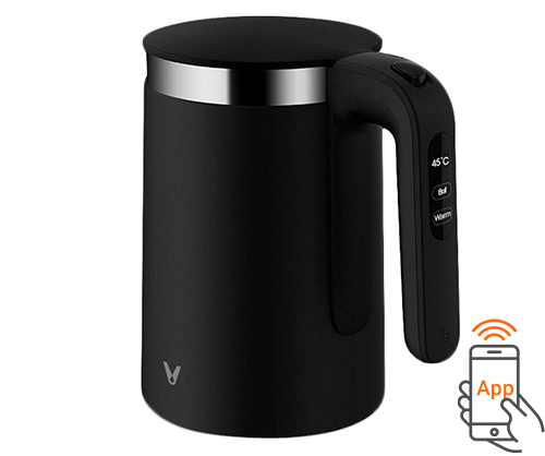 Чайник з дисплеєм Viomi Smart Kettle (Black) фото