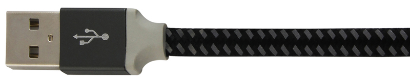 Кабель BlackBox USB to USB-C 1.2m плаский (grey) фото