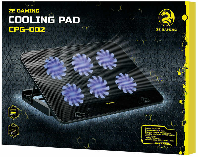 Подставка для ноутбука 2E GAMING 2E-CPG-002 (Black) 2E-CPG-002 фото